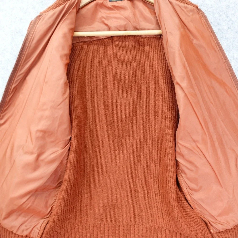 Vintage 1970s Gaucho Suede Leather Jacket Mens SMALL Cinnamon Fall Rust Patch
